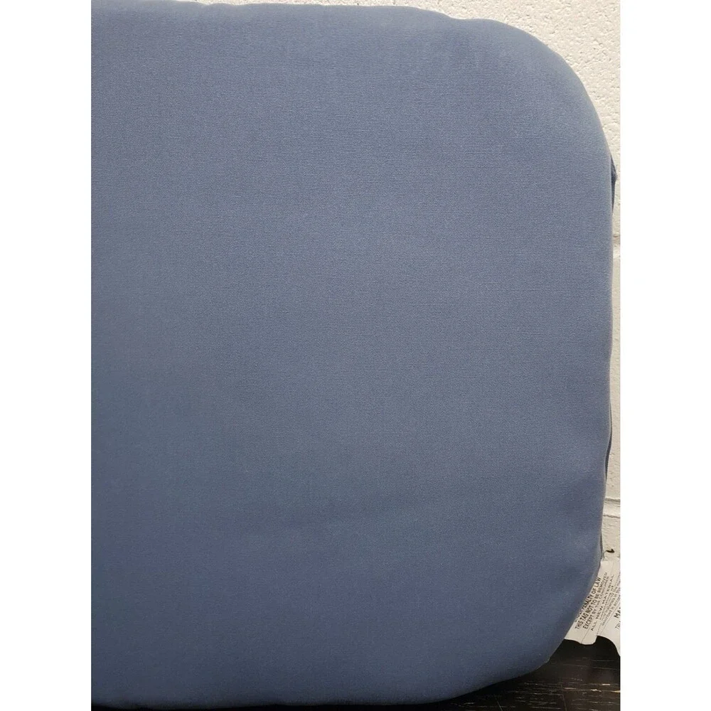 SET OF 2 THICK REVERSIBLE IN/OUTDOOR CUSHION CHAIR PADS (18x20